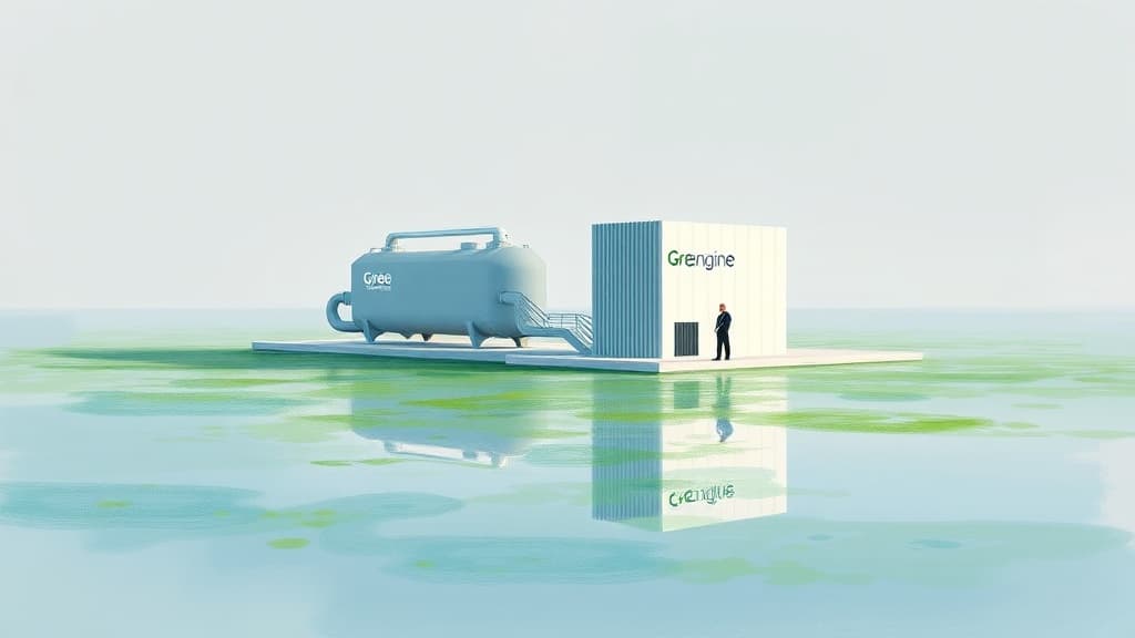 Greengine Launches First Vertical Algal Biofilm Carbon Capture Unit in Gurugram, India