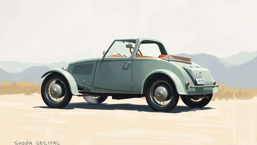 Skoda's Voiturette A: A Milestone in Early Automotive History