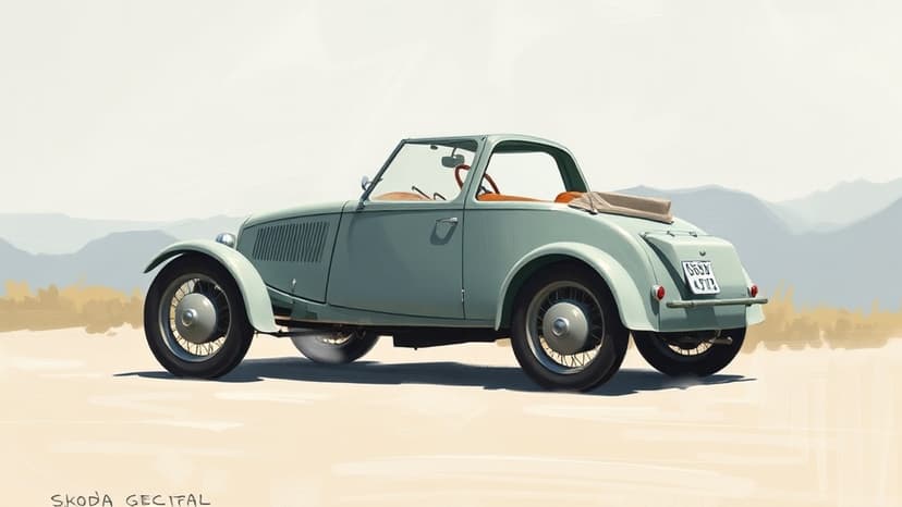 Skoda's Voiturette A: A Milestone in Early Automotive History