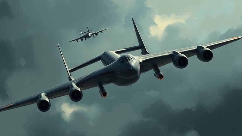 Boeing B-52 Stratofortress Prototype Takes Flight