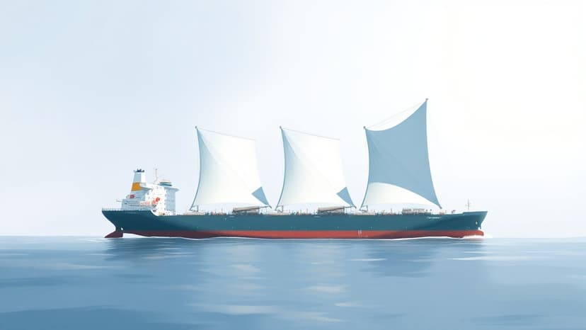 First Solid Wind Sails Installed on LNG Carrier by Hanwha Ocean and MOL