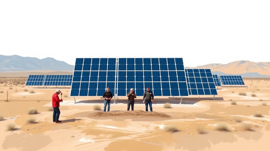 Groundbreaking Ceremony for Two Solar Storage Projects Near Kirtland, New Mexico