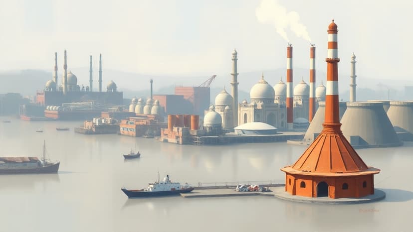 India's Core Sector Grows 1.7% Amid Declines in Key Industries