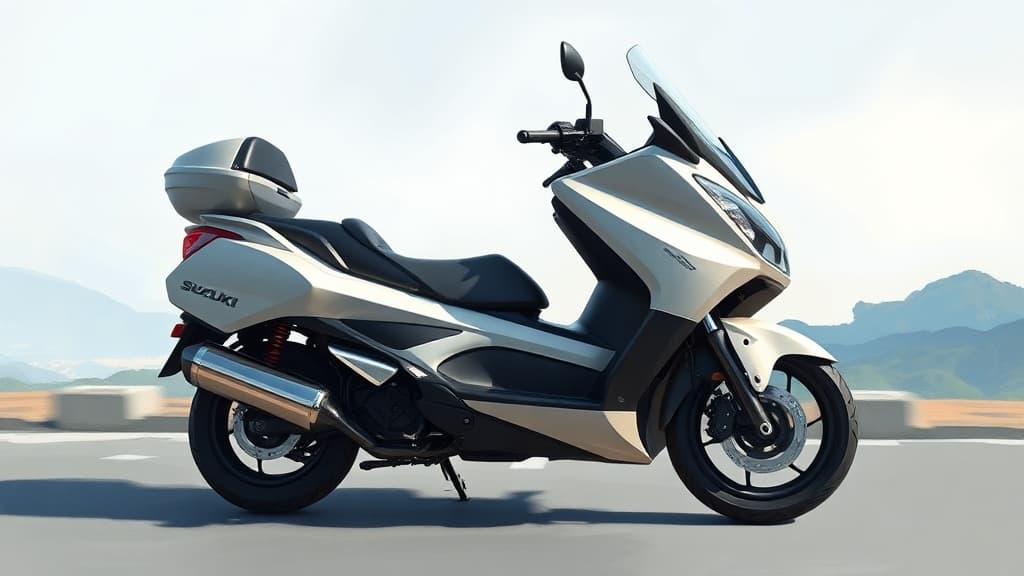 Suzuki Burgman 15 Launches in Colombia, Competes with Honda PCX 160 and Yamaha Nmax 155