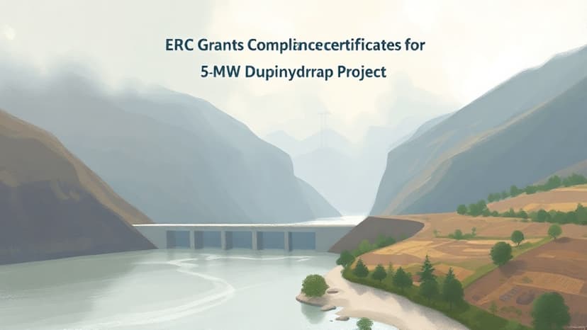 ERC Grants Compliance Certificate for 5-MW Dupinga Hydro Project