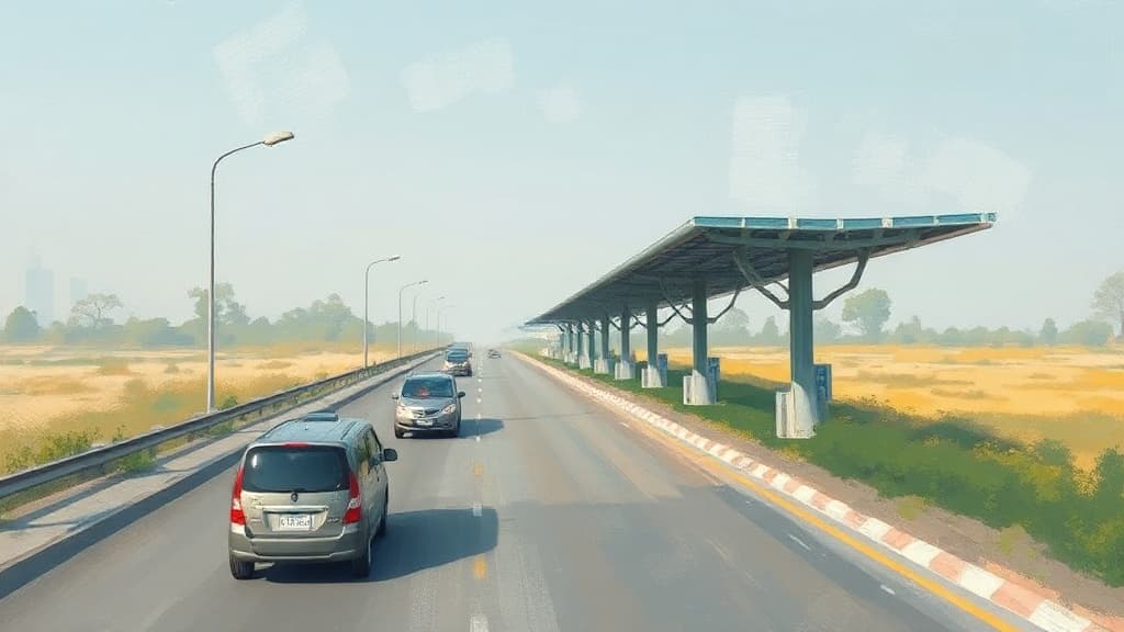 China's Roadside Solar Systems Enhance Transport Decarbonization Efforts