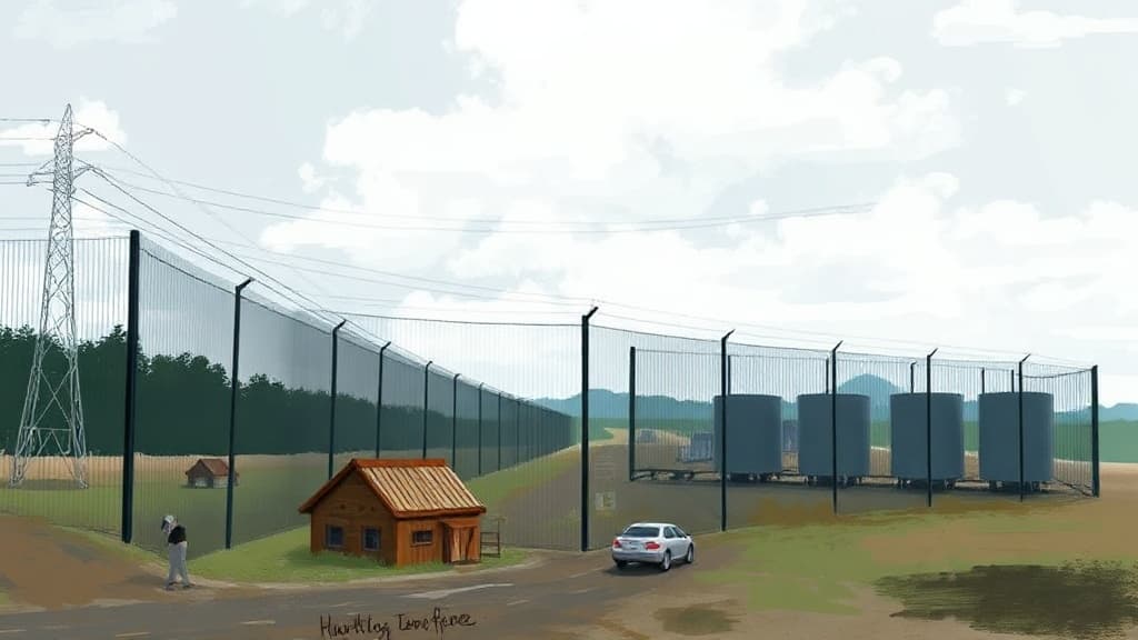 Hurricane Fence Enhances High-Security Fencing for Data Centers in Northern Virginia