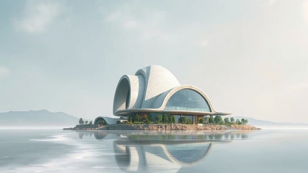 China Develops Futuristic Hotel with Robotic Services on Artificial Island