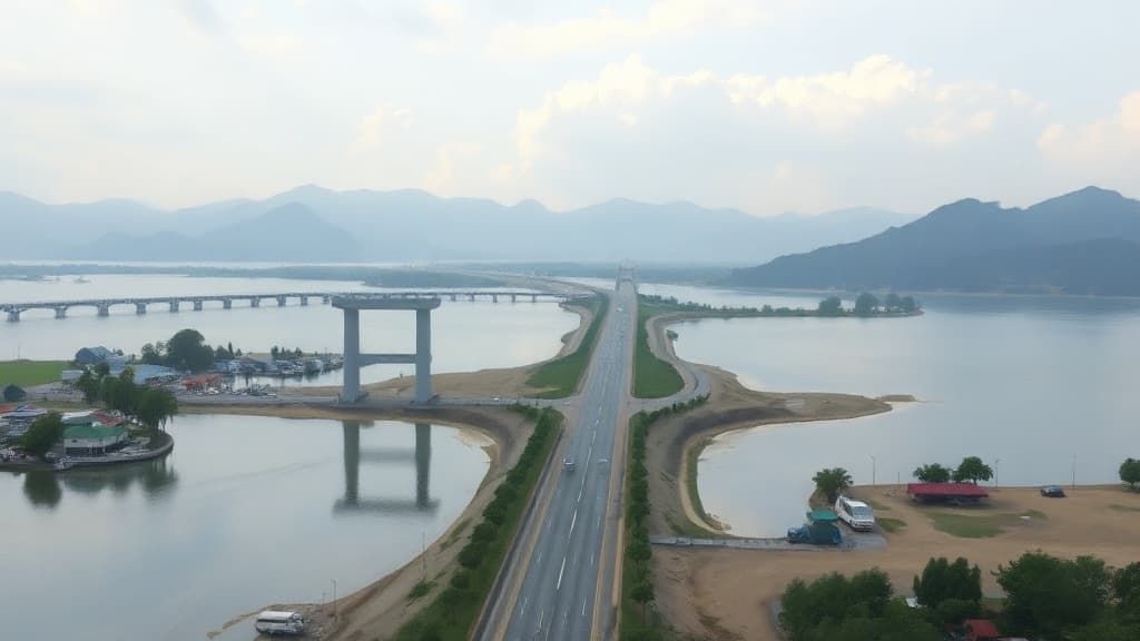 Methane Gas Leak Forces Shutdown of Sarawak North Coastal Highway Project in Lawas