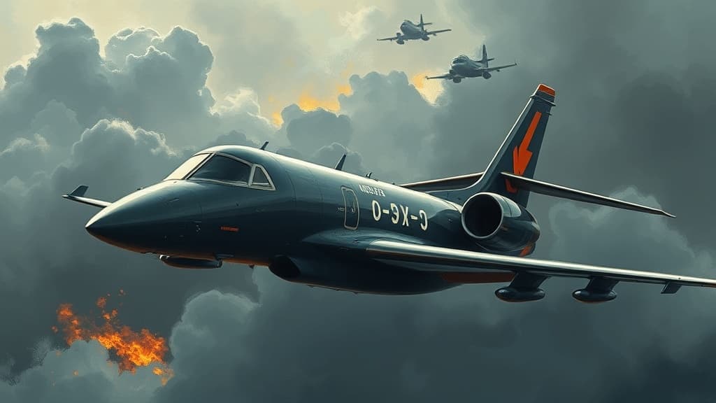 Navy Contractor Learjet Fire Preceded Fatal California Crash