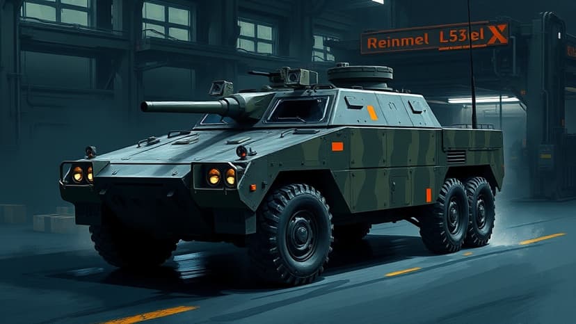 Rheinmetall Delivers First Lynx Infantry Fighting Vehicle from Hungarian Production