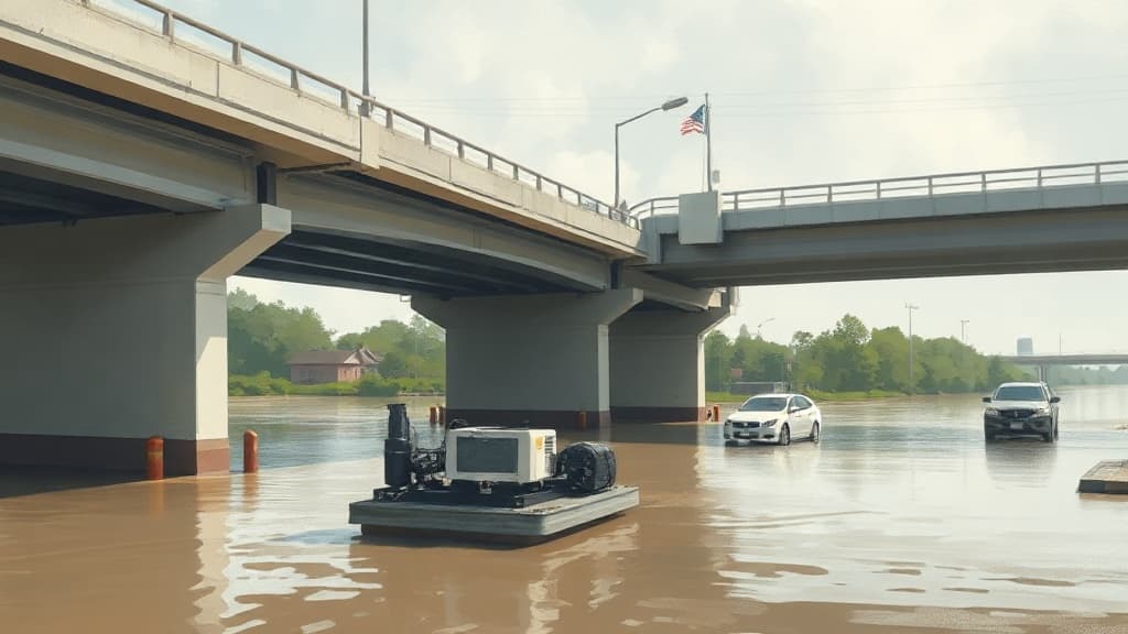 Carrollton Underpass Temporarily Uses Replacement Pump Amid Flood Preparedness