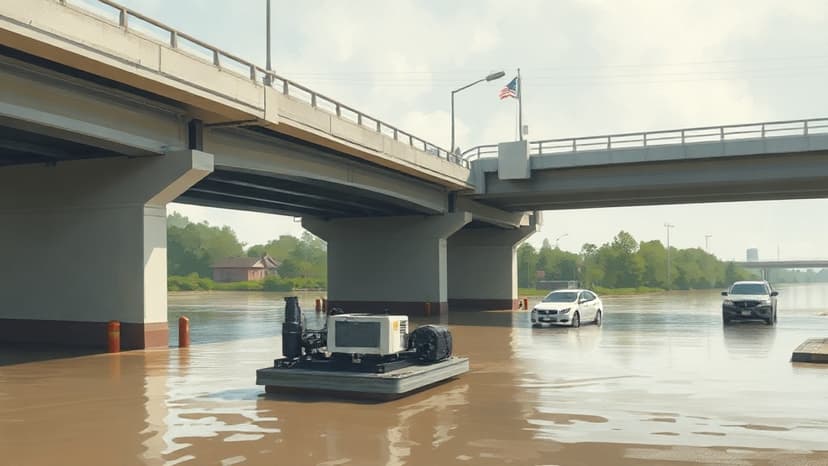 Carrollton Underpass Temporarily Uses Replacement Pump Amid Flood Preparedness