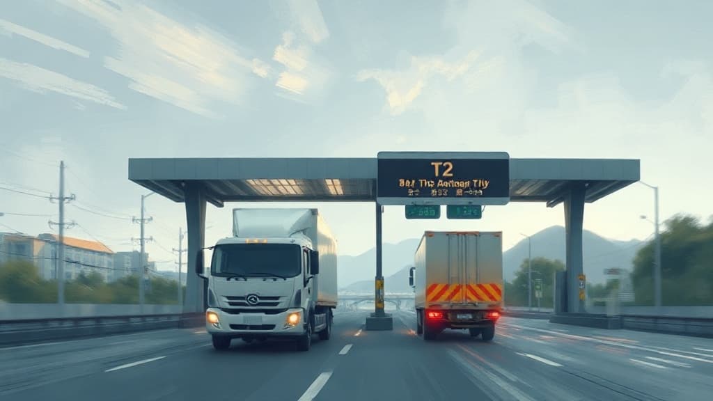 T2 Achieves Japan's First Autonomous Truck Toll-Gate Passage