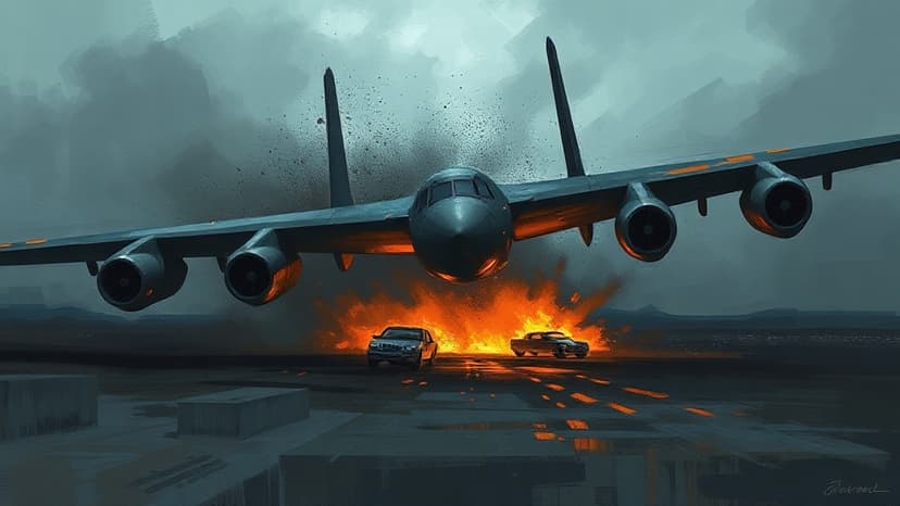B-52 Bomber Crash at Edwards AFB Claims Eight Lives