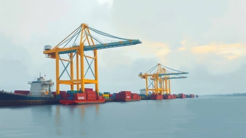 Adani Ports Launches India's First Fully Automated Container Cranes at Vizhinjam