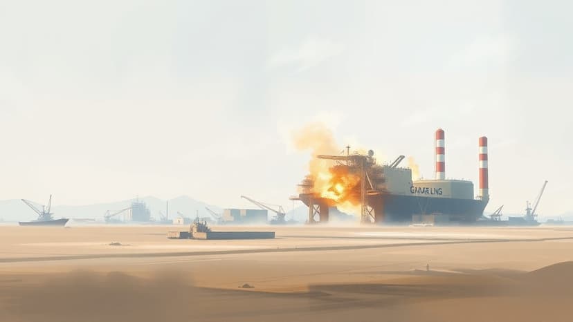 Explosion at Qatar LNG Facility Injures 54, 18 Missing