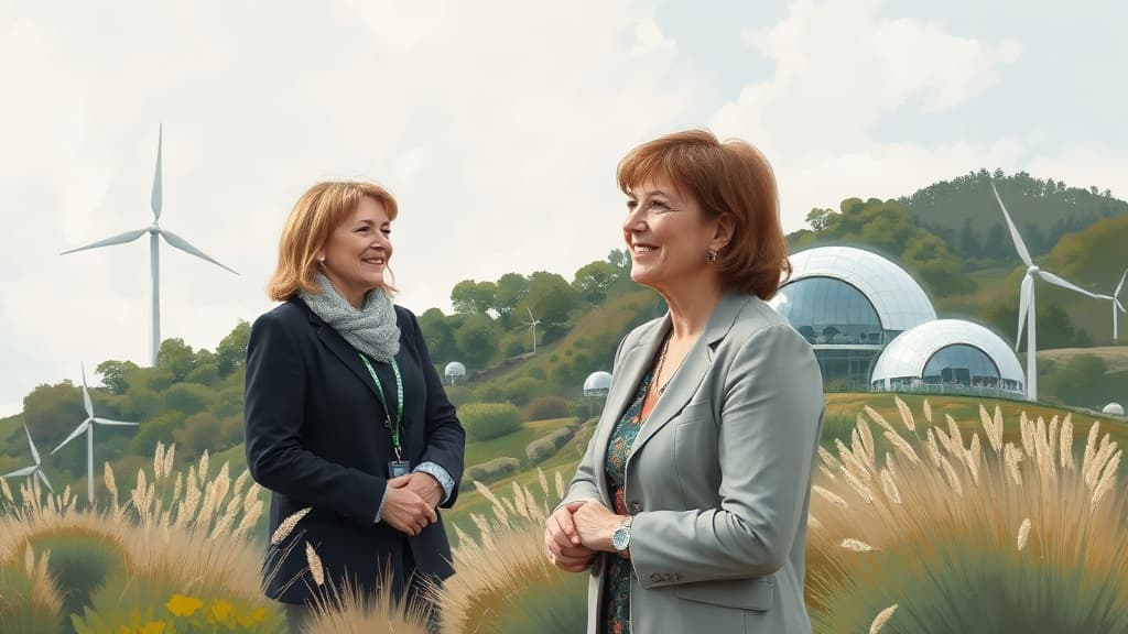 MP Lizzi Collinge Engages with Renewable Initiatives at Eden Project