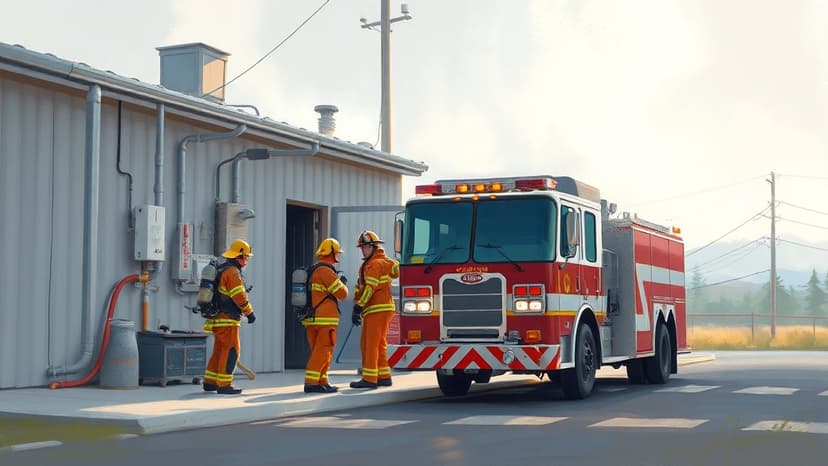 Firefighters Respond to Substation Cooling Needs in Adams County During Heatwave