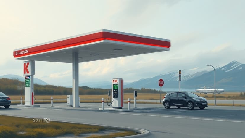 Circle K Transitions from Gas to EV Chargers in Norway