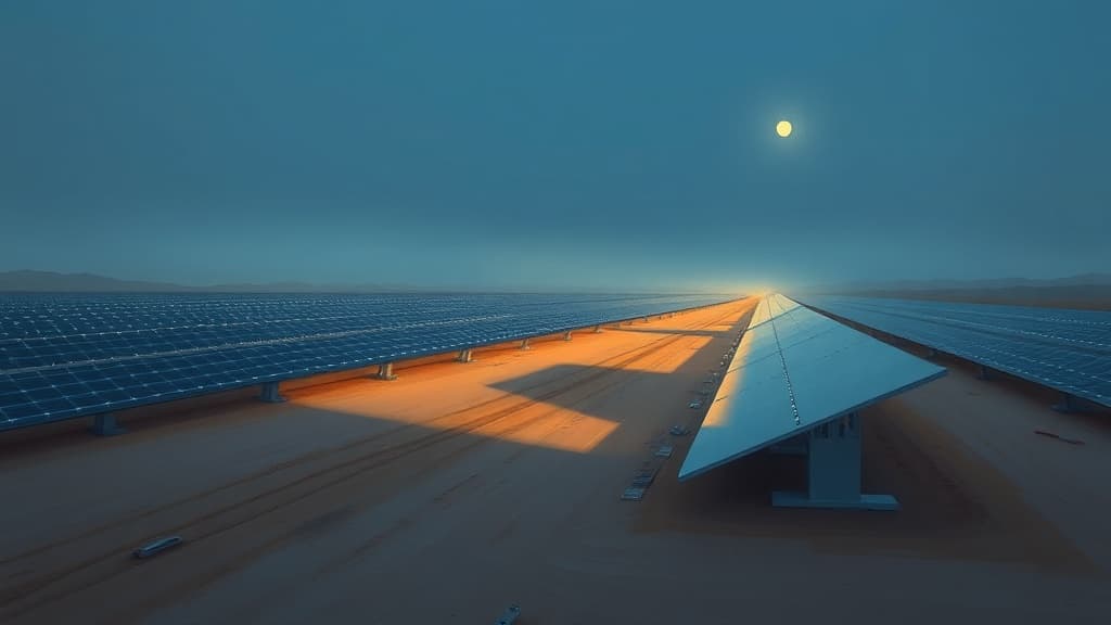 China's Gobi Solar Plant Operates Nightly for 8 Hours Without Batteries