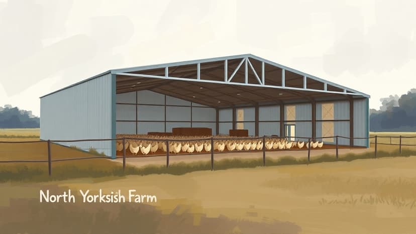 Proposed 50-Metre Shed for 20,000 Chickens at North Yorkshire Farm