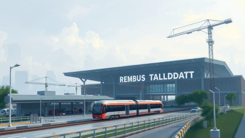 Rembus Depot Construction Advances for Kuching Urban Transportation System