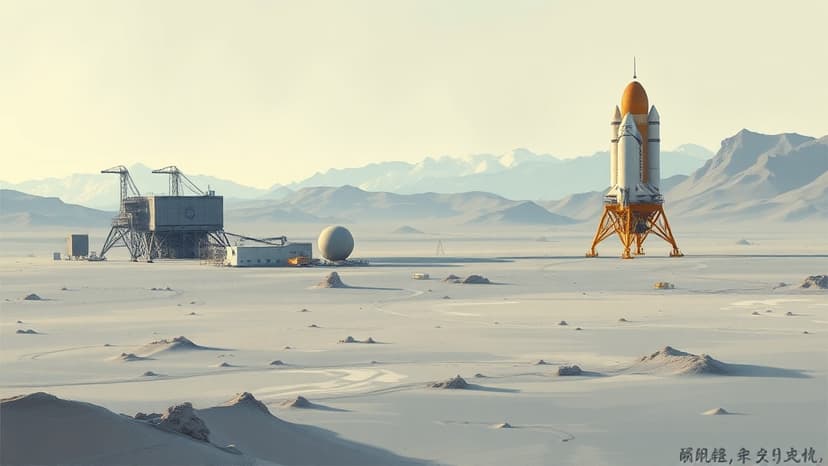 US and China Compete for Lunar Resources Amid Growing Space Industry
