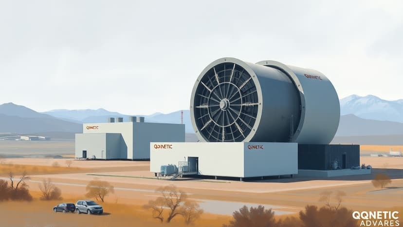 Qnetic Advances Flywheel Energy Storage with New Test Facility and Prototype