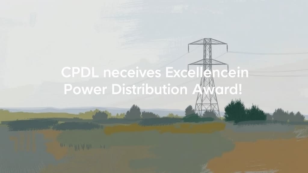 CPDL Receives Excellence in Power Distribution Award