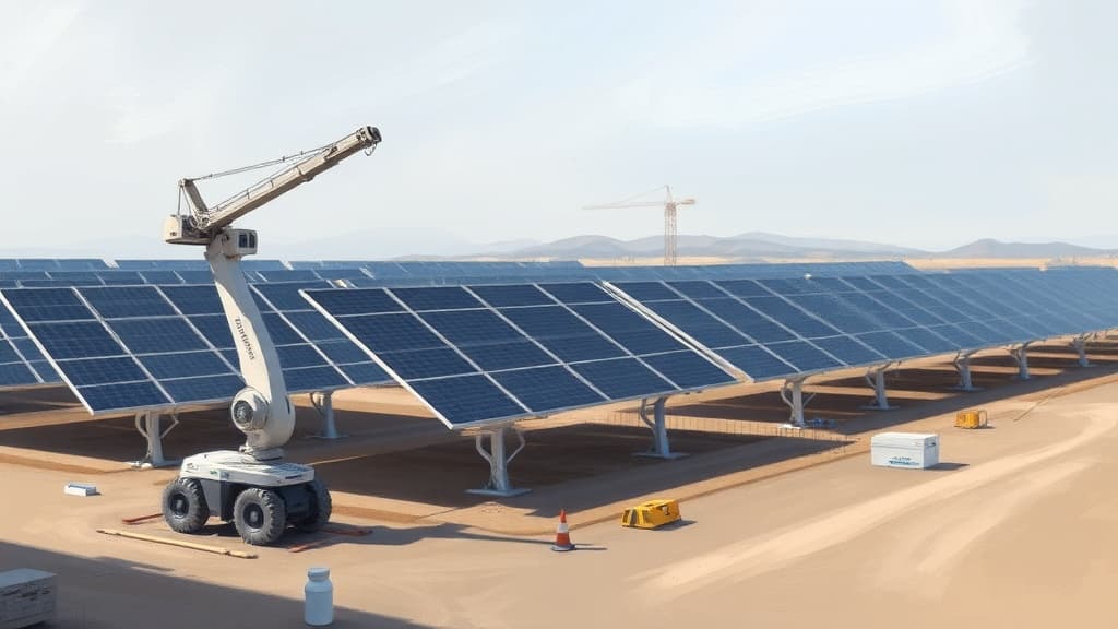 Comau HyperFlex Robotics Enhances Solar Park Construction Efficiency