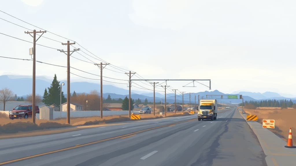 Utility Upgrade Project Underway on Seven Mile Road, Spokane County
