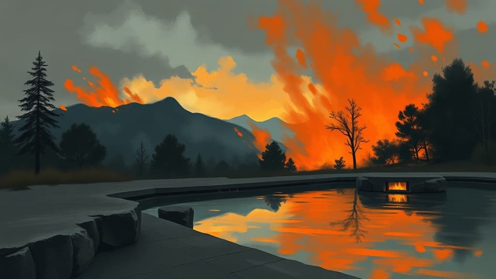 APG Fire Suppression System Offers Wildfire Defense via Swimming Pools