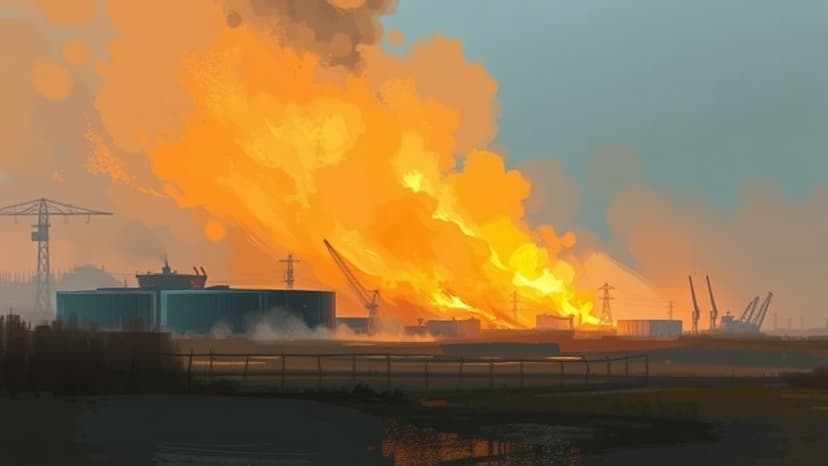 Fire at Powerday's Brixton Waste Site Engages 60 Firefighters