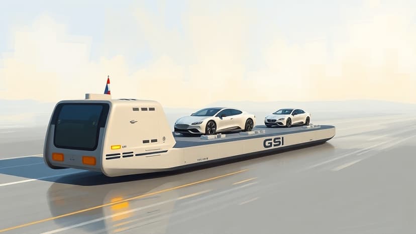 China's GSI Delivers Record-Setting Solar-Powered Car Carrier to KOBC