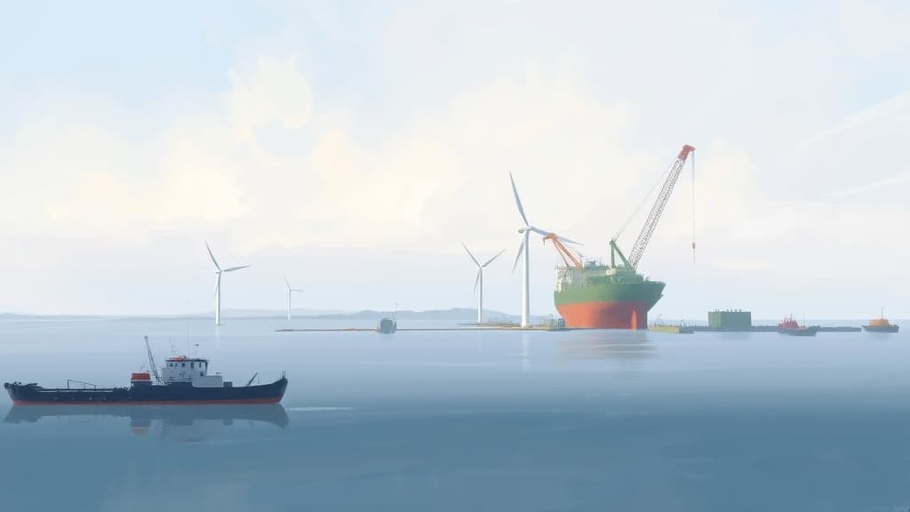 Inch Cape Offshore Wind Farm Construction Progress at Port of Leith