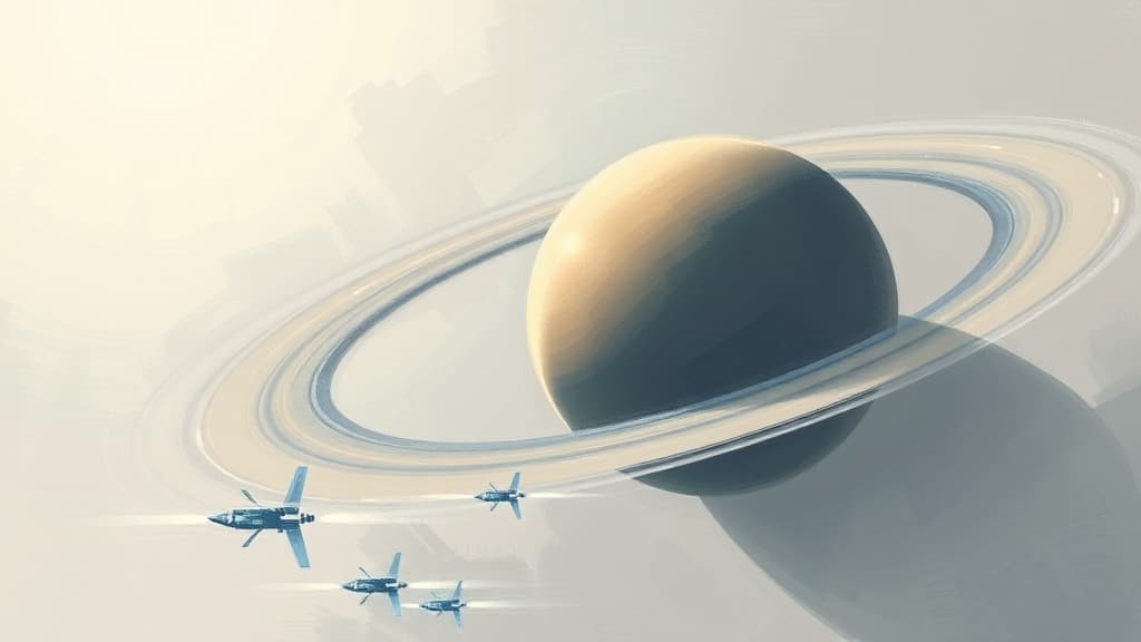 NASA Proposes 10,000 Femtosatellites for Saturn's Rings Exploration