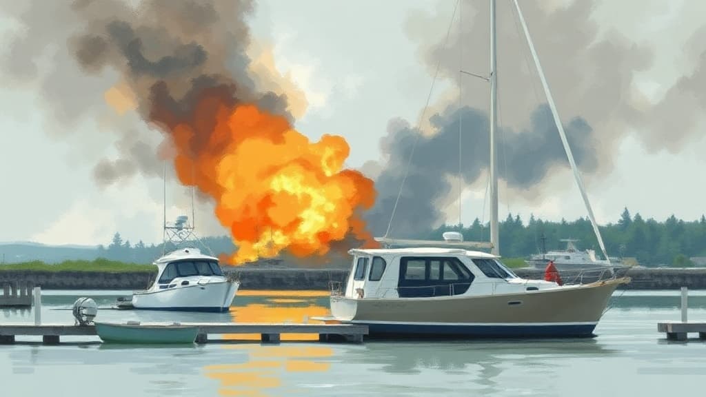 Accidental Fire and Explosions at Chasse Marine in Damariscotta