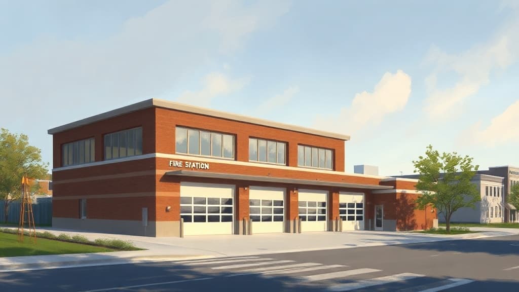 Ann Arbor's First New Fire Station in 45 Years Approaches Completion