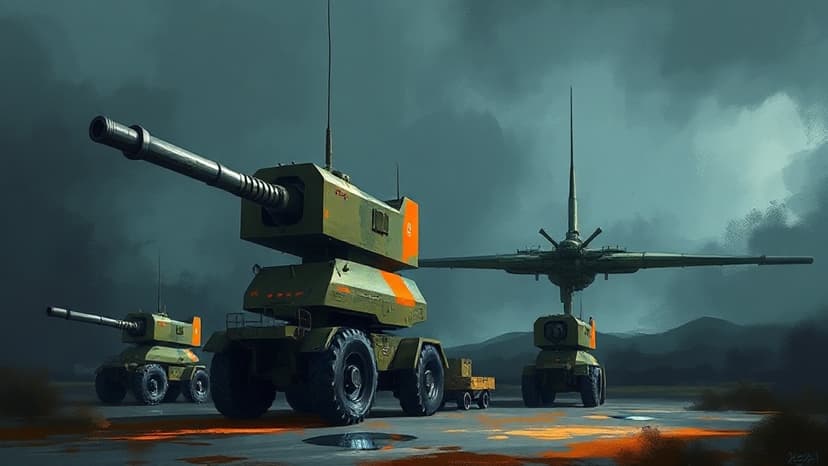 Rostec Unveils Lotos Artillery System and Udav Pistol at ARMY-2019