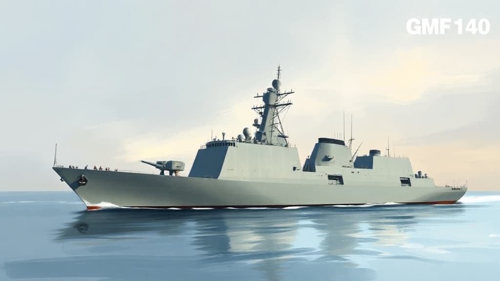 Rheinmetall Launches GMF 140 Heavy Frigate for NATO Markets