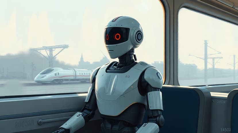 Russian Railways Tests Humanoid Robot Conductor on High-Speed Train