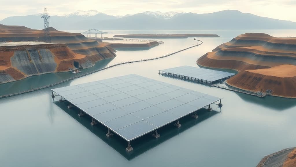 Chile Tests Floating Solar Panels at Los Bronces Mine for Energy and Water Efficiency