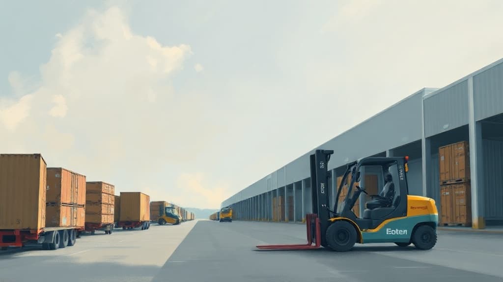 European Logistics Transitioning to Battery-Powered Forklifts Amid Regulatory Changes