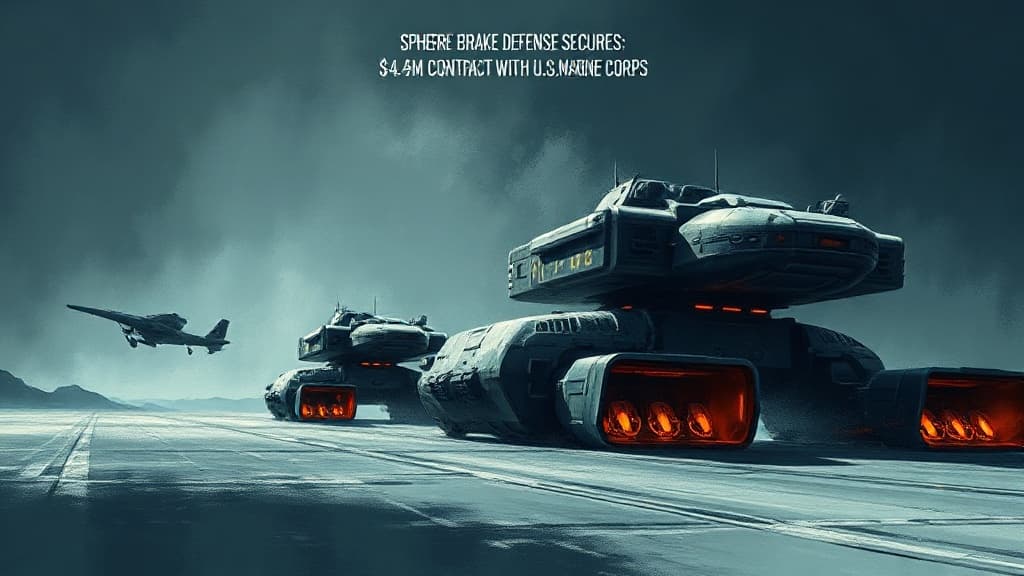 Sphere Brake Defense Secures $4.5M Contract with U.S. Marine Corps