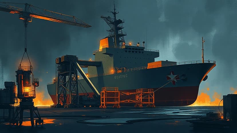 HII Allocates $900 Million for Robotic Manufacturing in Shipbuilding
