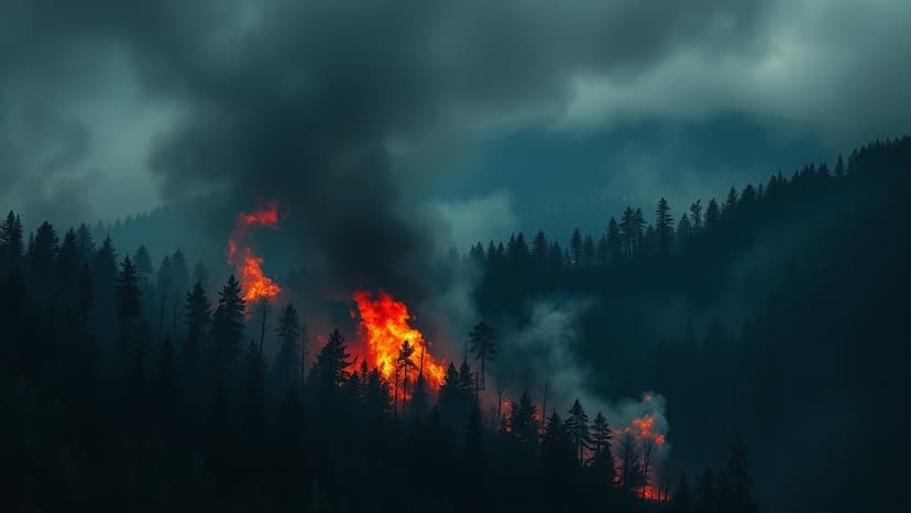 Forest Fire Contained Near Srednji Vrh, Slovenia Amid Coordinated Response
