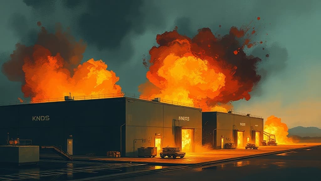 KNDS Ammunition Plant in Italy Experiences Fire and Explosions