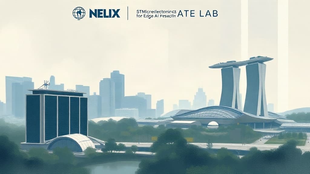 STMicroelectronics and NUS Launch HELIX Corporate Lab for Edge AI Research in Singapore