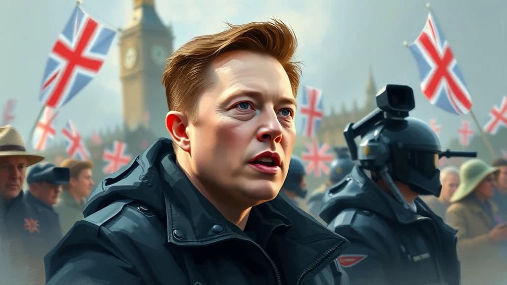 Elon Musk Calls for Immediate Political Change During Controversial London Rally